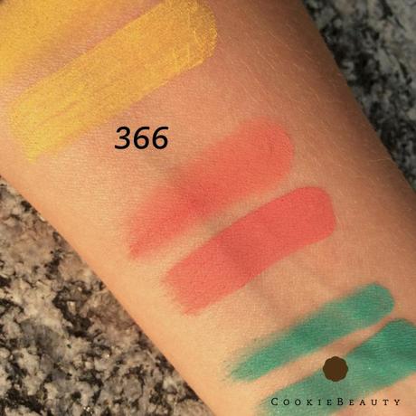 Swatches Ombretti Inglot 2/2: colori accesi inglot-swatches-color10