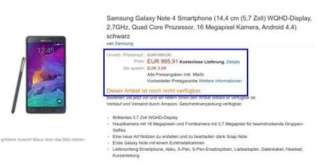 Samsung Galaxy Note 4 Smartphone