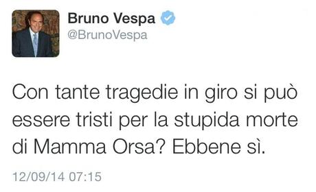 #iostocondaniza: polemiche per Bruno Vespa e dimissioni per il Ministero dell'Ambiente