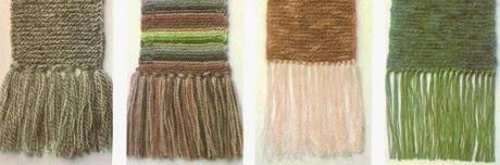 Lavori a maglia: Sciarpe realizzate a maglia
