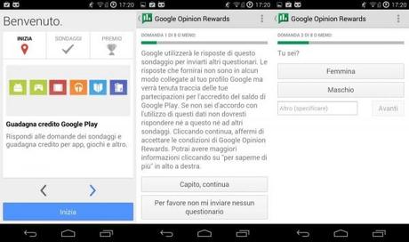 google opinion rewards 600x355 Google Opinion Rewards: come ricevere credito su Google Play con i sondaggi di Google applicazioni  play store google play store 