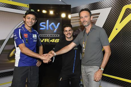Andrea Zappia a Misano incontra lo Sky Racing Team VR46