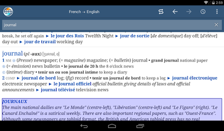  Ultralingua arriva anche su Android con i sui 35 dizionari multilingua