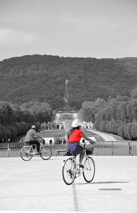 Reggia di Caserta in bici