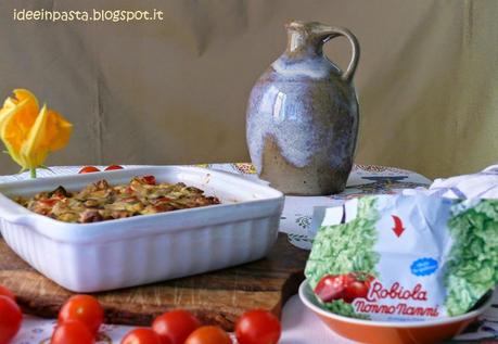 Lasagna di Crêpes con Robiola e Verdure dell’Orto