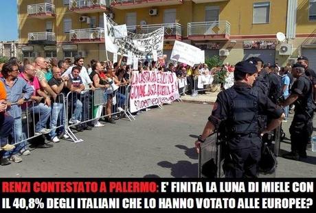 Primo giorno di scuola, primo giorno di protesta contro Renzi!