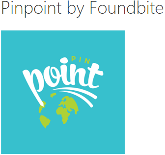 Dai creatori di Foundbite la pubblicazione di Pinpoint