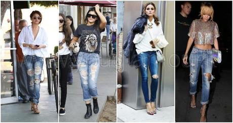 Jeans strappati: i modelli preferiti dalle stars!