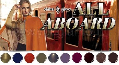 China Glaze All Aboard Collection- un viaggio nel colore!