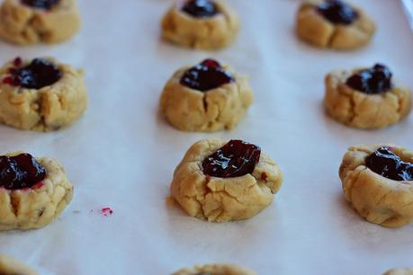 Thumbprint jelly cookies!