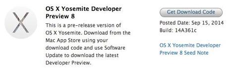 InMobile news - Yosemite, beta pubblica, developer preview
