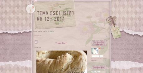 Tema Esclusivo per blog nr. 12-2014