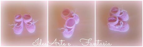 Scarpine neonata crochet