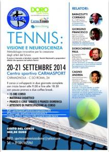 tennis - visione e neuroscienza - carmagnola