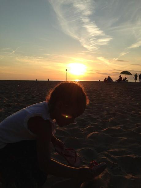 tramonto in spiaggia