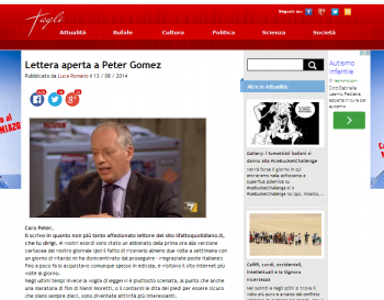 Aiutateci a vincere il Macchianera Internet Award 2014! Aiutateci a vincere il Macchianera Internet Award 2014!