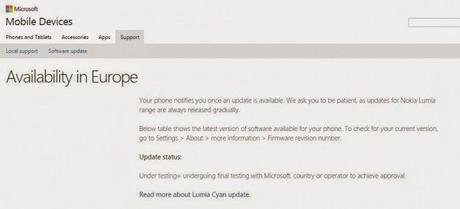 Gli aggiornamenti Lumia passano da Microsoft