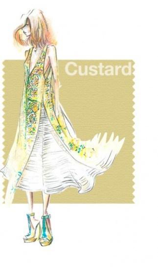 primavera pantone 2015 custard