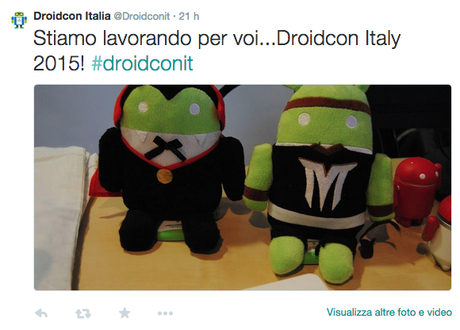 tweetDroidconit DROIDCON ITALY 2015 : SI PARTE CON I LAVORI! news  