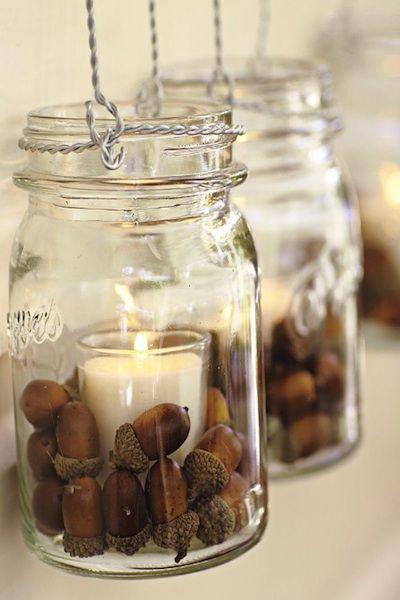 matrimonio, autunno, fall, wedding, jar, barattolo, candles, candele