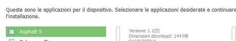 asp Asphalt 5 free su Ovi Suite