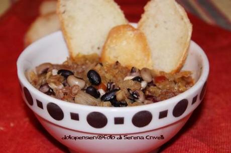 ZUPPA RUSTICA DI FAGIOLI CON LA VERZA di Dolcipensieri