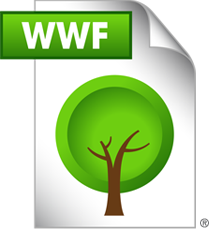 Salva gli alberi con i file in formato WWF