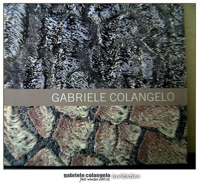 Gabriele Colangelo FW 2011.12 Invitation Gabriele Colangelo FW 2011.12 Invitation