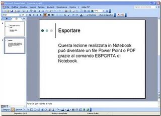 Guida all'uso della LIM Smart: importare ed esportare PowerPoint