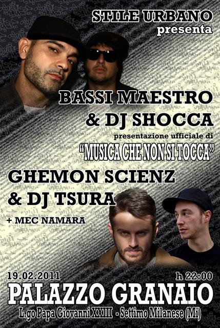 BASSI MAESTRO & DJ SHOCCA @ Settimo Milanese (MI)[19/02/2011]