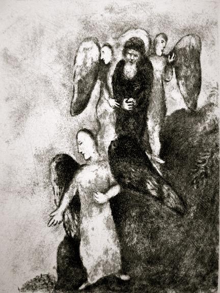 La Bibbia firmata Chagall: “La discesa verso Sodoma”