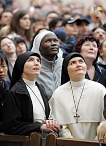 I cattolici crescono di 15 milioni dal 2008 al 2009