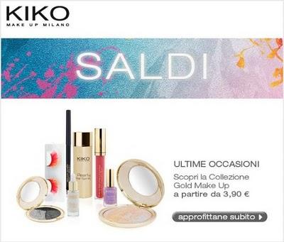 Saldi Kiko - Collezione Gold Make Up