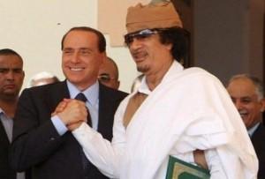 Berlusconi telefona a Gheddafi