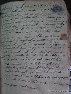 Una testimonianza del terremoto del 23 febbraio 1887, ritrovata nel manoscritto di Gio Antonio Cane