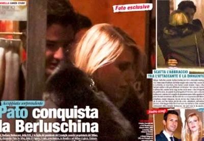 Pato con Barbara Berlusconi paparazzato