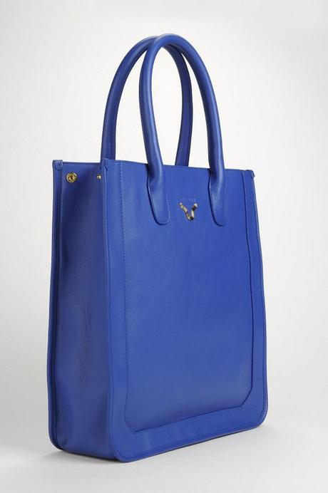 Borgenni Firenze, shoppingbag ELIA blue denim bottoni