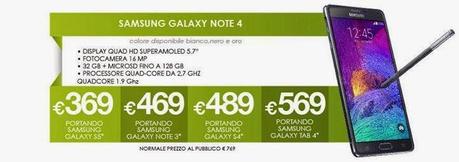 Promozione Samsung Galaxy Note 4 da Gamestop: supervalutazione dell'usato Samsung fino a 400 euro