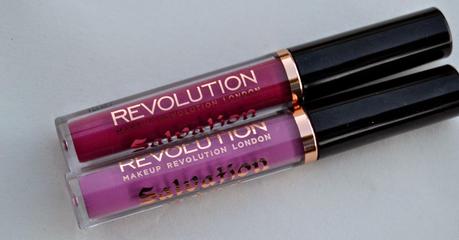 Salvation Velvet Lip Lacquer Makeup Revolution: Velvet Rebel e Keep Lying For You swatches e review