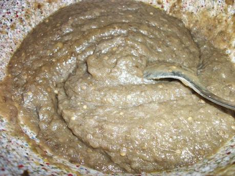 Crema di melanzane. Crema di melanzane.