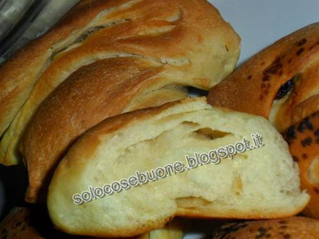 Cornetti di pan brioche