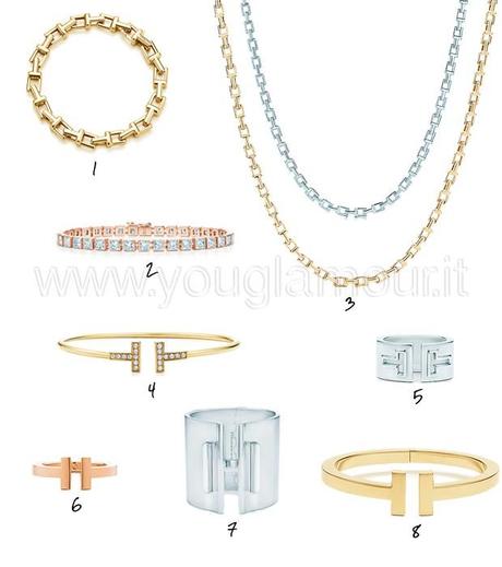 Gioielli Tiffany&Co collezione Tiffany T Gioielli Tiffany&Co collezione Tiffany T