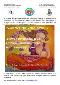 SAM 2014: flash mob a sostegno dell’allattamento nelle Marche