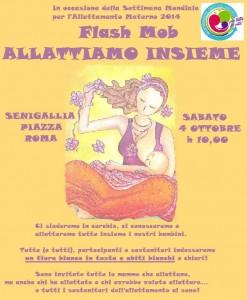 SAM 2014: flash mob a sostegno dell’allattamento nelle Marche