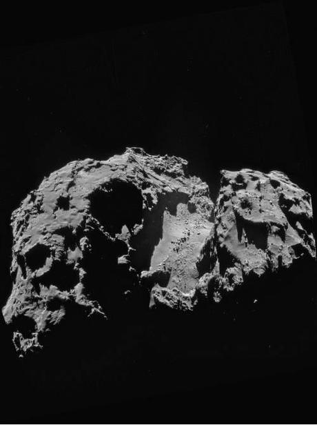 ESA Rosetta comet 67P 24 September NavCam