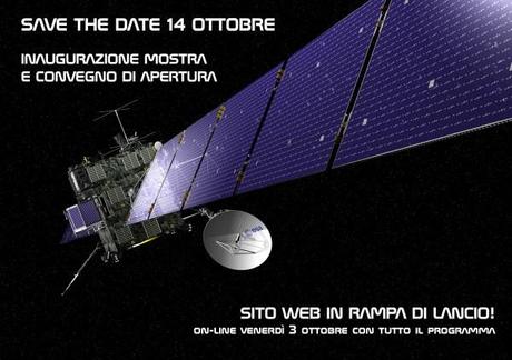 In Orbita! Rosetta Cacciatrice di comete ... a altre storie. Grafica di Caterina Boccato/ INAF-Padova e Rossella Spiaga/Università degli Studi di Padova