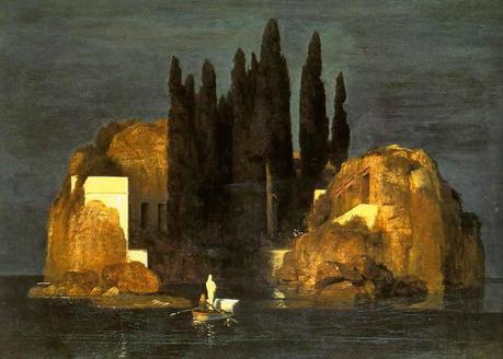 Arnold Böcklin: “L’sola dei morti” e “L’isola dei vivi”