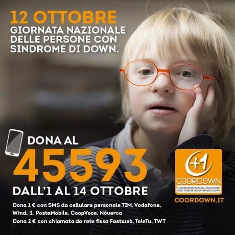 Il 12 Ottobre è la Giornata Nazionale delle persone con la sindrome di down. E noi possiamo fare qualcosa.