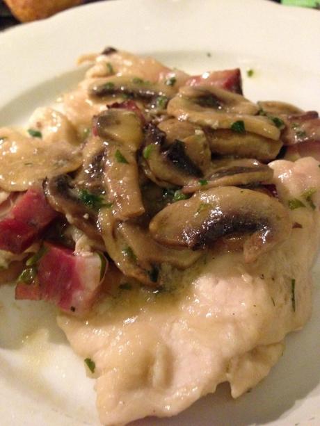 10 MINUTI DI PETTO DI POLLO ....CON BACON E FUNGHI