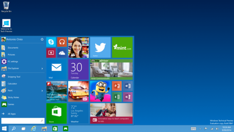 Microsoft ha presentato Windows 10 w10
